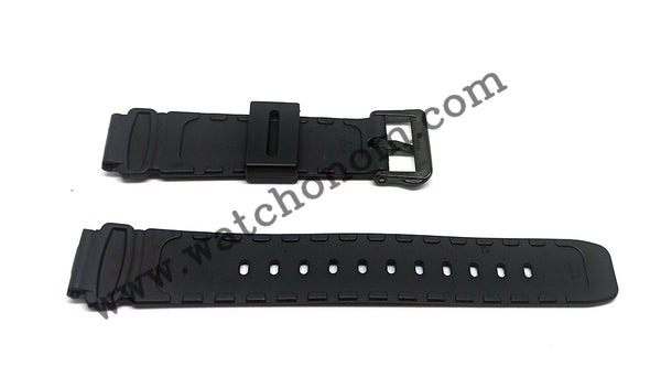 Casio Yacht Timer TRW-100 Watch Band Strap 17mm Black Rubber Original