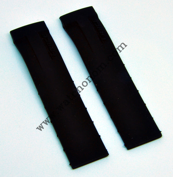 Tissot T-Race 21mm Black Rubber Watch Strap Band